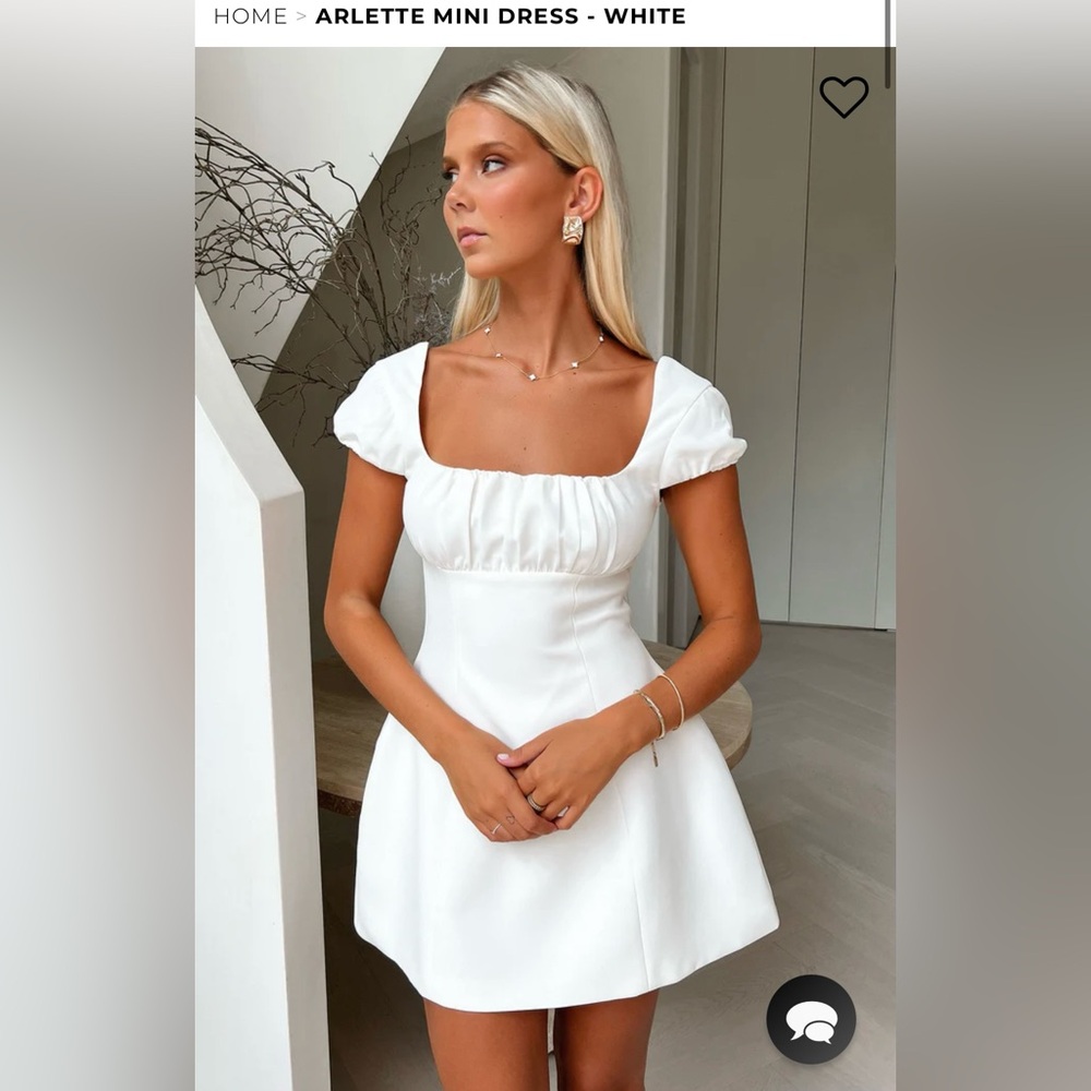 That’s So Fetch Arlette Mini Dress - White